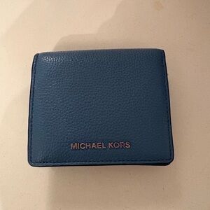 Michael Kors Teal Card Holder